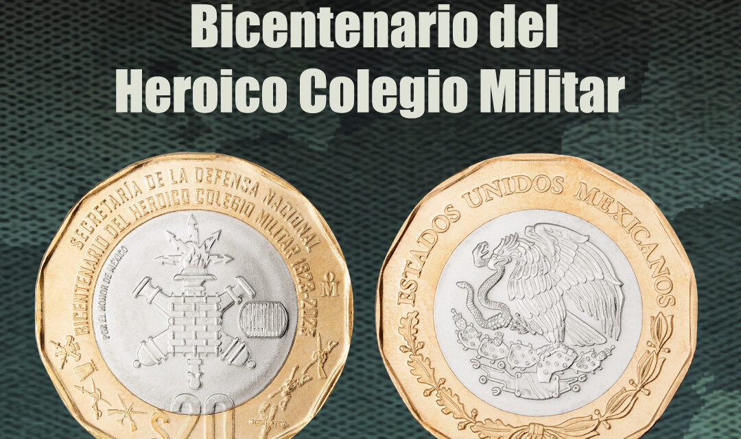 En circulación moneda de $20 por bicentenario del Heroico Colegio Militar