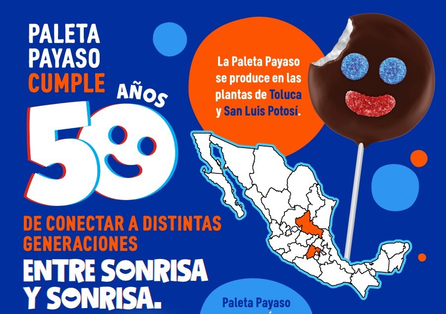 Paleta Payaso cumple 50 años