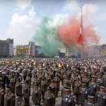 México celebra 214 años de Independencia con colorido desfile militar