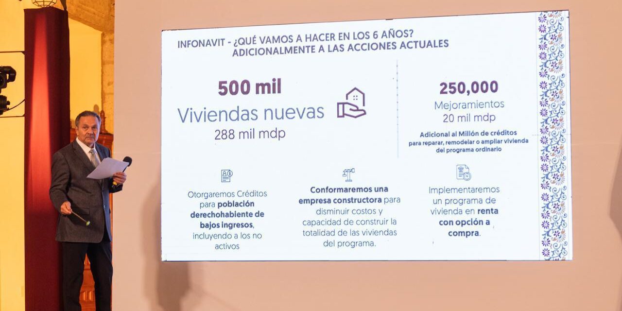 Este es el programa de vivienda del Infonavit del nuevo gobierno