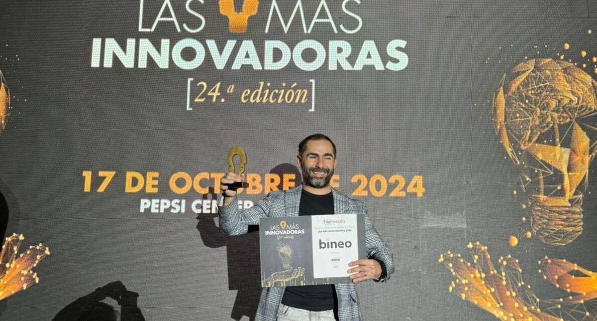 Reconocen a bineo, como una de las iniciativas más innovadoras de 2024