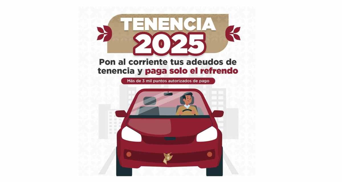 Edomex subsidiará tenencia vehicular y condonará impuestos