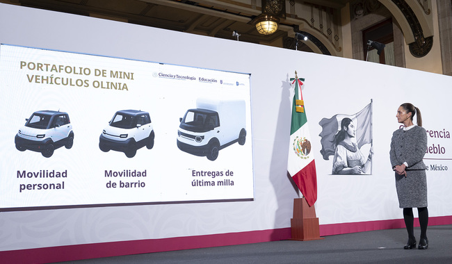 Así es Olinia, la primera armadora mexicana de mini autos eléctricos