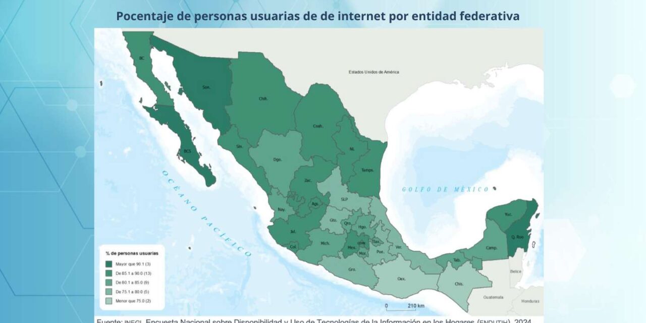 Persiste la desigualdad digital en México