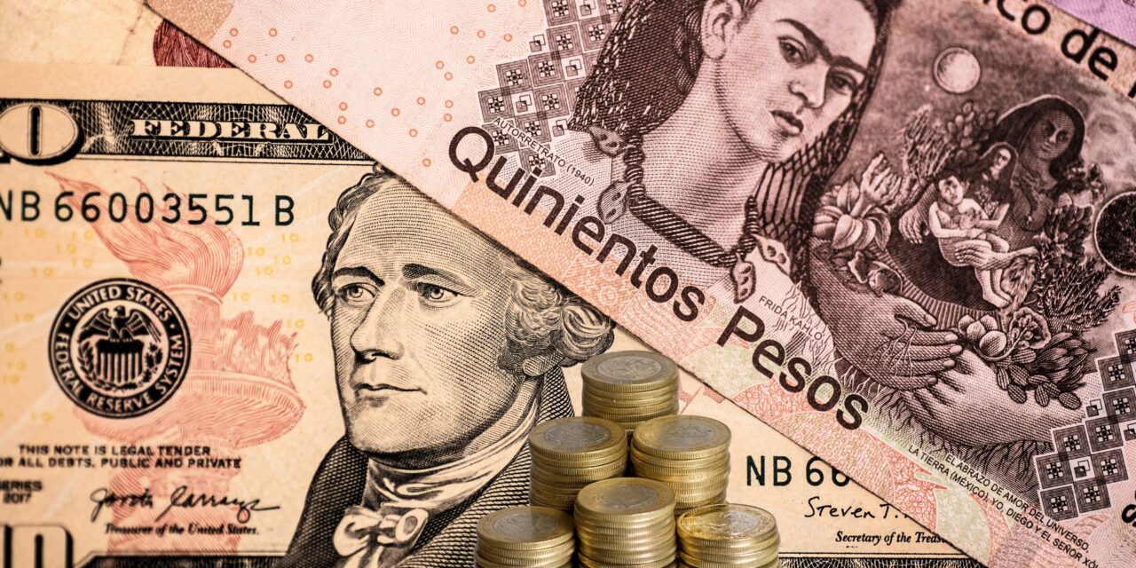 Comportamiento favorable del peso mexicano frente al dólar