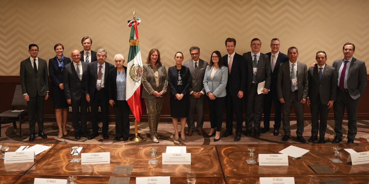 Sheinbaum se reúne con empresarios canadienses en cumbre del G7