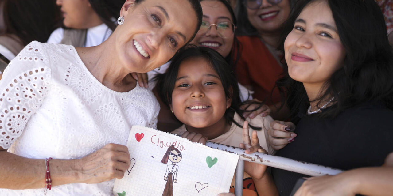 Sheinbaum mantiene niveles récord de popularidad: Banamex