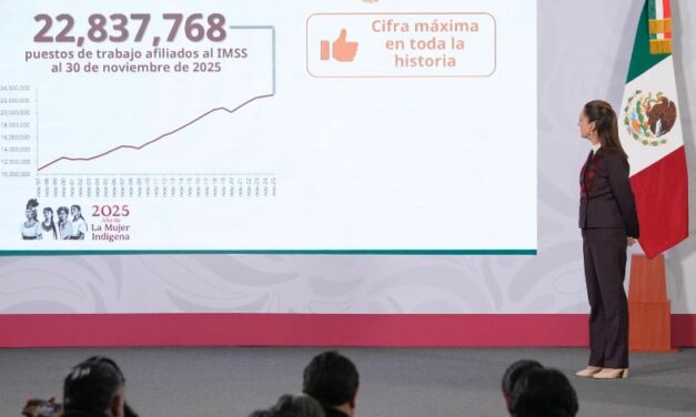 Se alcanza récord histórico de empleo formal