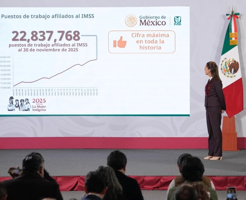 Se alcanza récord histórico de empleo formal