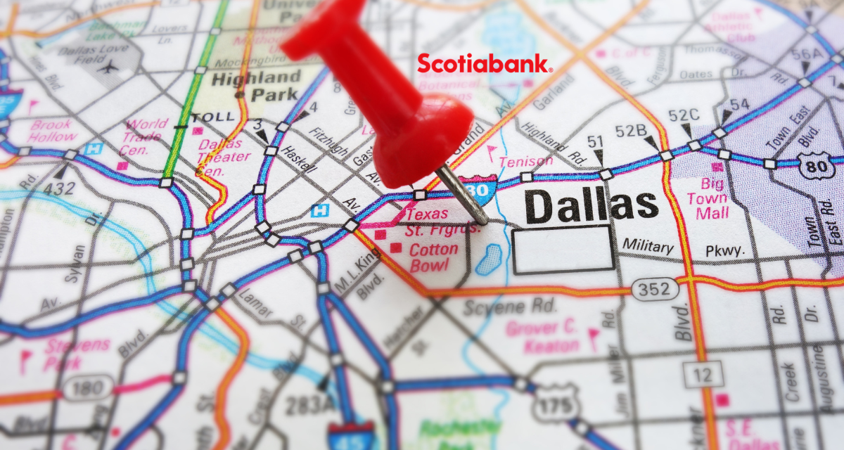 Scotiabank abre oficina en Dallas para conectar negocios en Norteamérica
