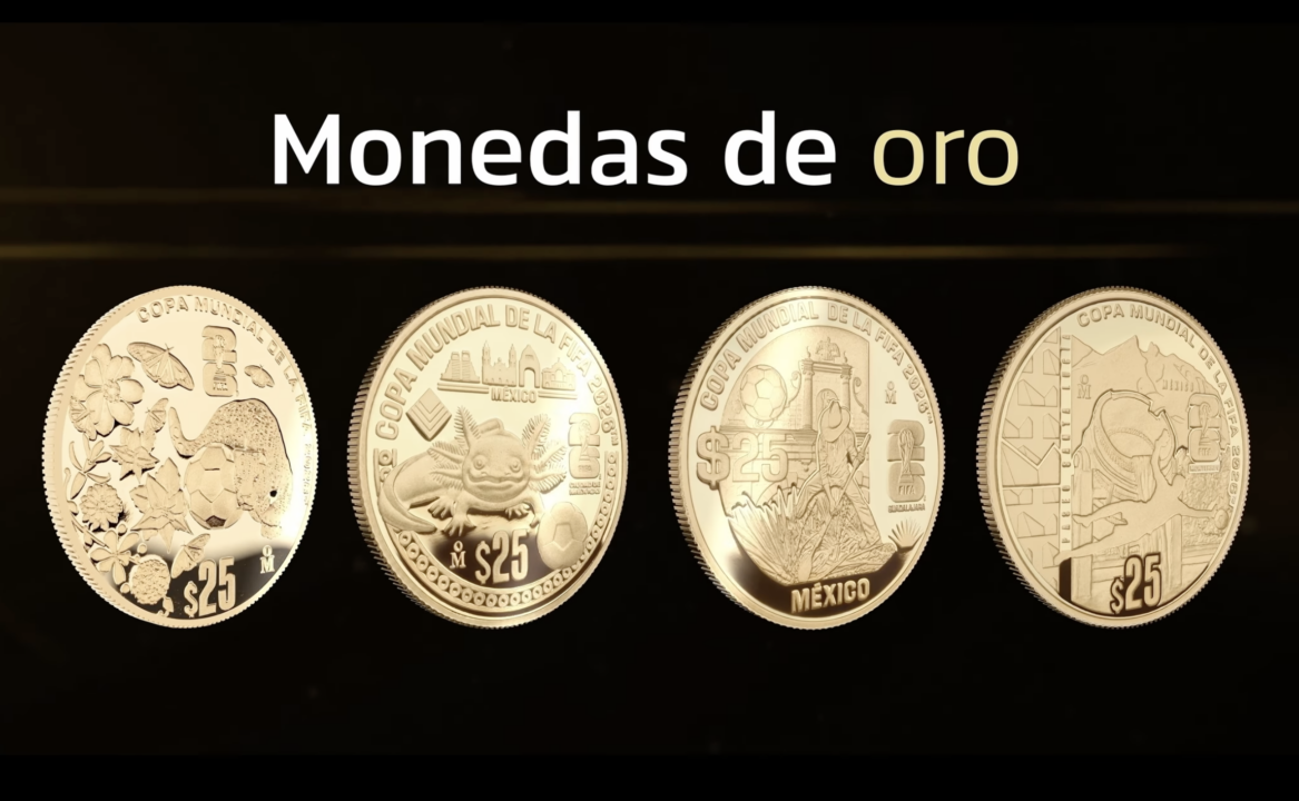 Monedas de Oro de circulación Mundial FIFA 2026