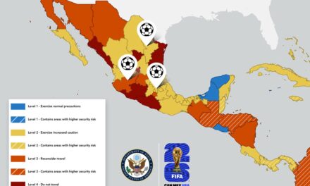 EU emite alerta para viajar a México