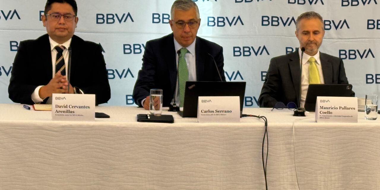 BBVA eleva a 1.4% el crecimiento del PIB en 2026