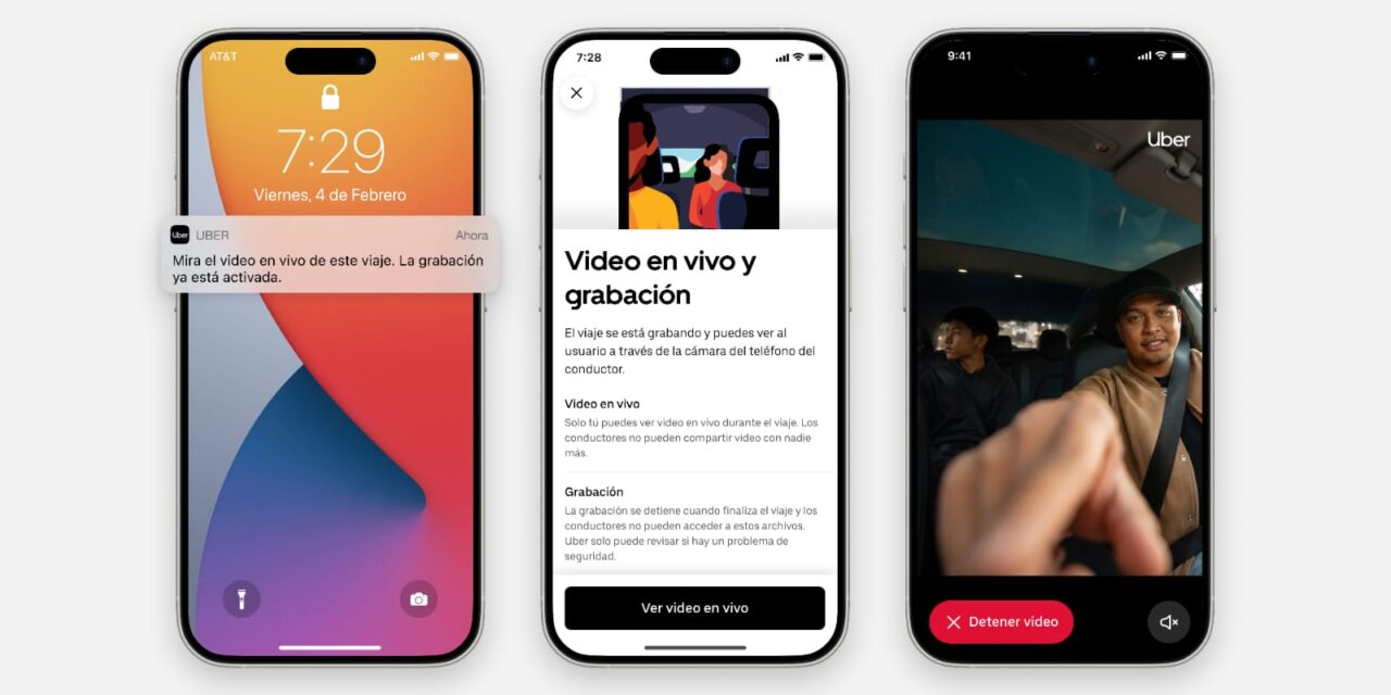 Uber refuerza seguridad de adolescentes con video en vivo