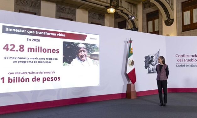 Programas sociales reactivan el consumo interno: Sheinbaum